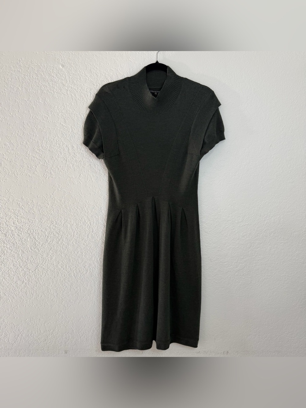 Antonio Melani Sweater Dress Spruce Green Wool Blend Women’s Size Medium